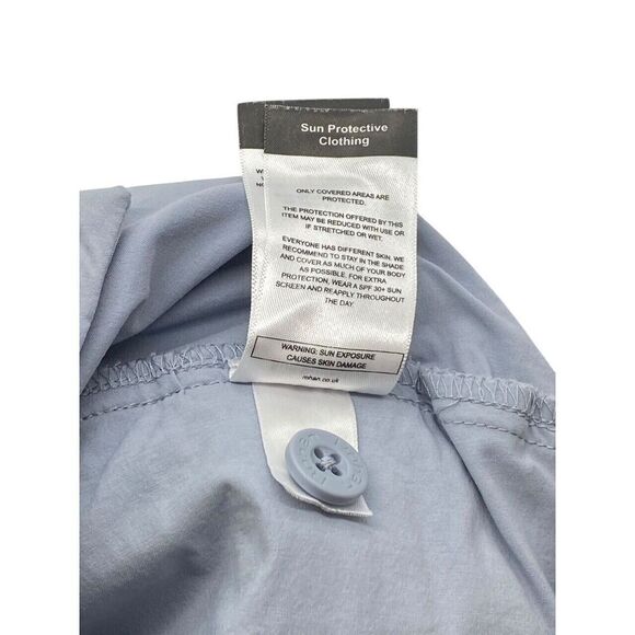 Rohan Women's Stretch Bags Hiking Trousers Pants Light Steel Blue UPF Size 12R - Picture 7 of 9